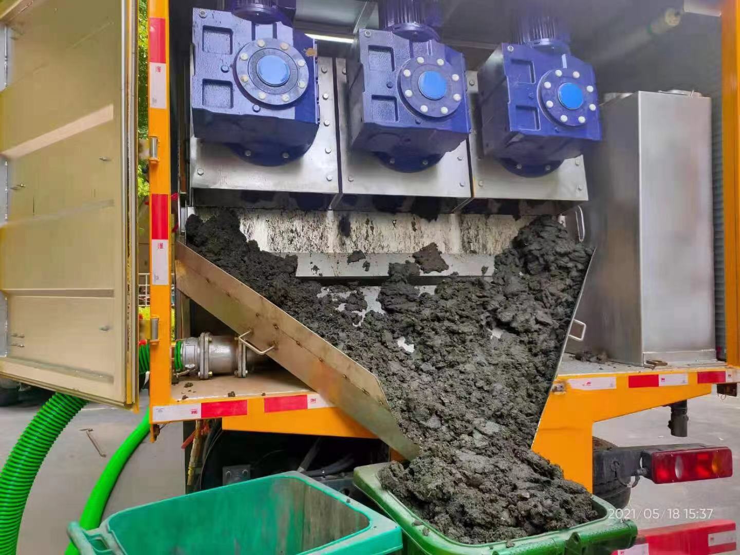 长丰化粪池清掏城市维护站-泥浆净化干湿分离处理